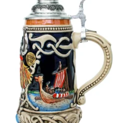 Norseman Viking Beer Stein 7 Norseman Viking Beer Stein -Deals Steinking Store Norseman Viking Leif Erikssen Beer Stein RS SM 09537.1401398292