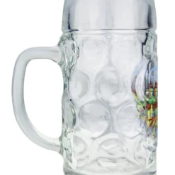 Nurnberg Dimpled Oktoberfest Glass Beer Mug 0.5 Liter -Deals Steinking Store Nurnberg Dimpled Oktoberfest Glass Beer Mug 0.5 Liter GS046N Side SM 64047.1548613029