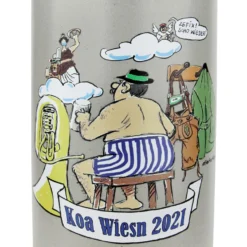 Official Munich Oktoberfest 2021 KOA Wiesnkrug Musicians Aid Salt Glaze Beer Mug