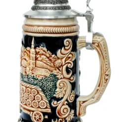 Oktoberfest Beer Wagon Antique Style Stein -Deals Steinking Store Oktoberfest Beer Wagon Antique Style Stein ZB1668406 RS SM 09963.1499963396