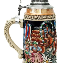 Oktoberfest Beer Wagon Stein 1 Liter -Deals Steinking Store Oktoberfest Beer Wagon Stein 1 Liter ZB1915996 LS SM 19594.1499964422