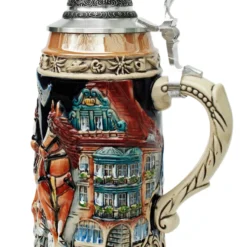 Oktoberfest Beer Wagon Stein 1 Liter -Deals Steinking Store Oktoberfest Beer Wagon Stein 1 Liter ZB1915996 RS SM 56890.1499964404