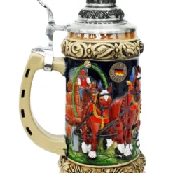 Oktoberfest Clydesdale And Beer Wagon Stein -Deals Steinking Store Oktoberfest Clydesdale and Beer Wagon Stein K205 LS SM 56389.1401737627