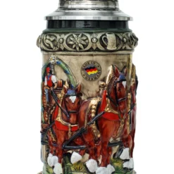 Oktoberfest Clydesdales Beer Wagon Stein 0.75 Liter