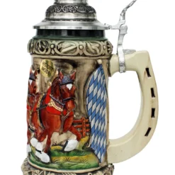 Oktoberfest Clydesdales Beer Wagon Stein 0.75 Liter -Deals Steinking Store Oktoberfest Clydesdales Beer Wagon Stein RS SM 56166.1443205946