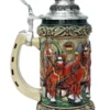 Oktoberfest Clydesdales And Beer Wagon Stein, Rustic