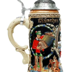 Oktoberfest Dancing Beermaid Beer Stein -Deals Steinking Store Oktoberfest Dancing Beermaid Beer Stein K202 4A LS SM 16423.1395936825