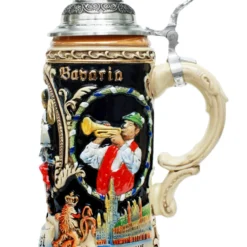 Oktoberfest Dancing Beermaid Beer Stein -Deals Steinking Store Oktoberfest Dancing Beermaid Beer Stein K202 4A RS SM 11337.1395936826