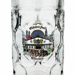 Deals Steinking Store 26 Munich Dimpled Oktoberfest Glass Beer Mug 1 Liter