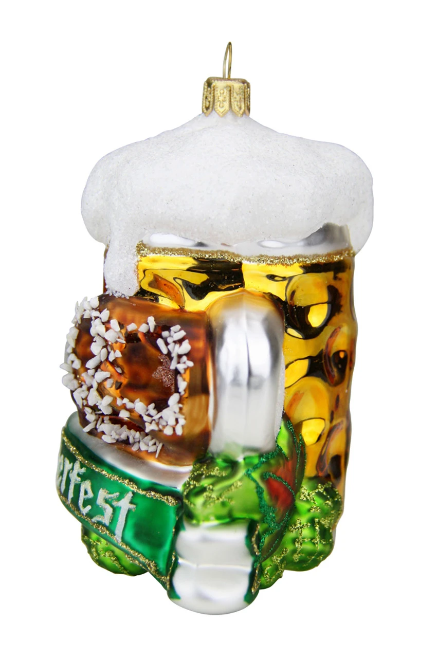 Oktoberfest Glass Christmas Ornament 4 Oktoberfest Glass Christmas Ornament - Image 2