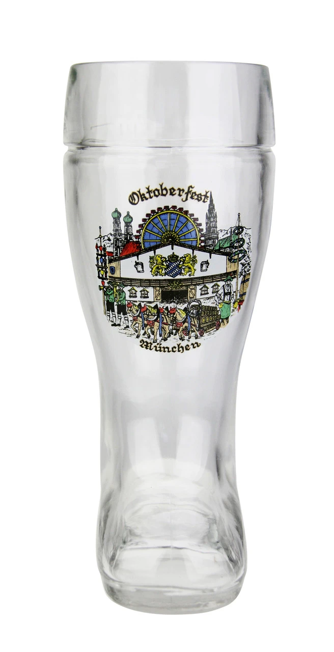 Oktoberfest Munich Glass Beer Boot 0.5 Liter 6 Oktoberfest Munich Glass Beer Boot 0.5 Liter - Image 4