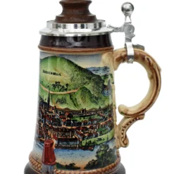Old Heidelberg Beer Stein With Wood Lid 8 Old Heidelberg Beer Stein With Wood Lid -Deals Steinking Store Old Heidelberg Wooden Lid Beer Stein K465H RS SM 65639.1401733847