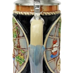 Old World Globe Four Elements Beer Stein 9 Old World Globe Four Elements Beer Stein -Deals Steinking Store Old World Map Beer Stein K338 Back SM 95079.1416684448