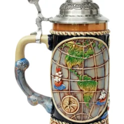 Old World Globe Four Elements Beer Stein 8 Old World Globe Four Elements Beer Stein -Deals Steinking Store Old World Map Beer Stein K338 LS SM 37665.1416684451