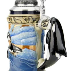 Orca Killer Whale | Majesties Of The Seas Beer Stein -Deals Steinking Store Orca Killer Whale Majesties of the Seas Beer Stein K960 BA SM 77925.1585689905