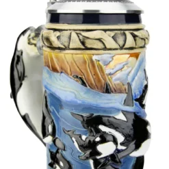 Orca Killer Whale | Majesties Of The Seas Beer Stein -Deals Steinking Store Orca Killer Whale Majesties of the Seas Beer Stein K960 LA SM 84045.1585689899