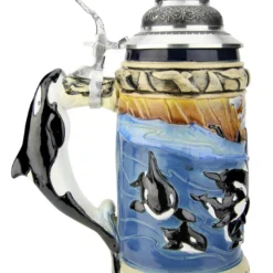 Orca Killer Whale | Majesties Of The Seas Beer Stein -Deals Steinking Store Orca Killer Whale Majesties of the Seas Beer Stein K960 LS SM 93607.1585689901