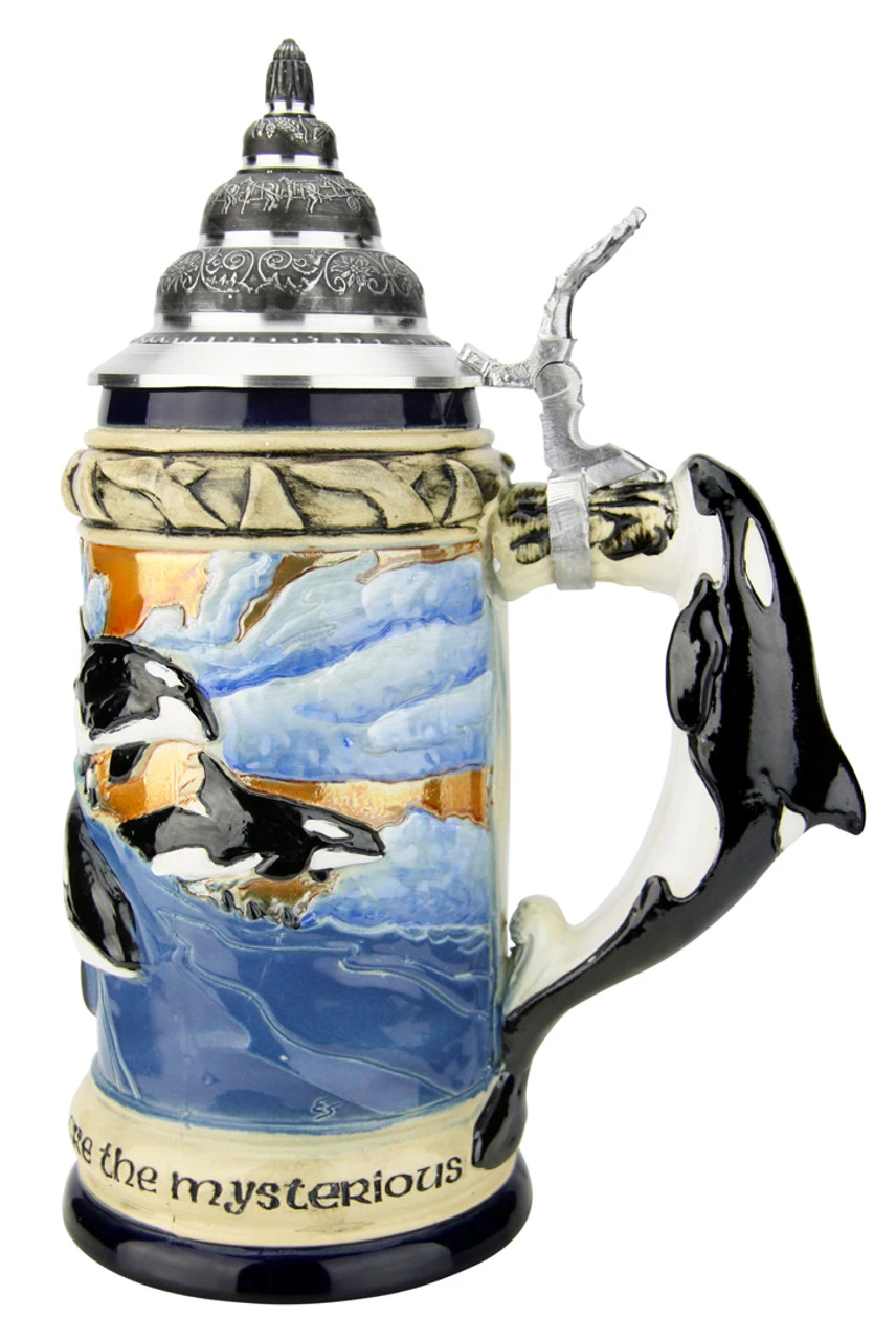 Orca Killer Whale | Majesties Of The Seas Beer Stein - Image 6