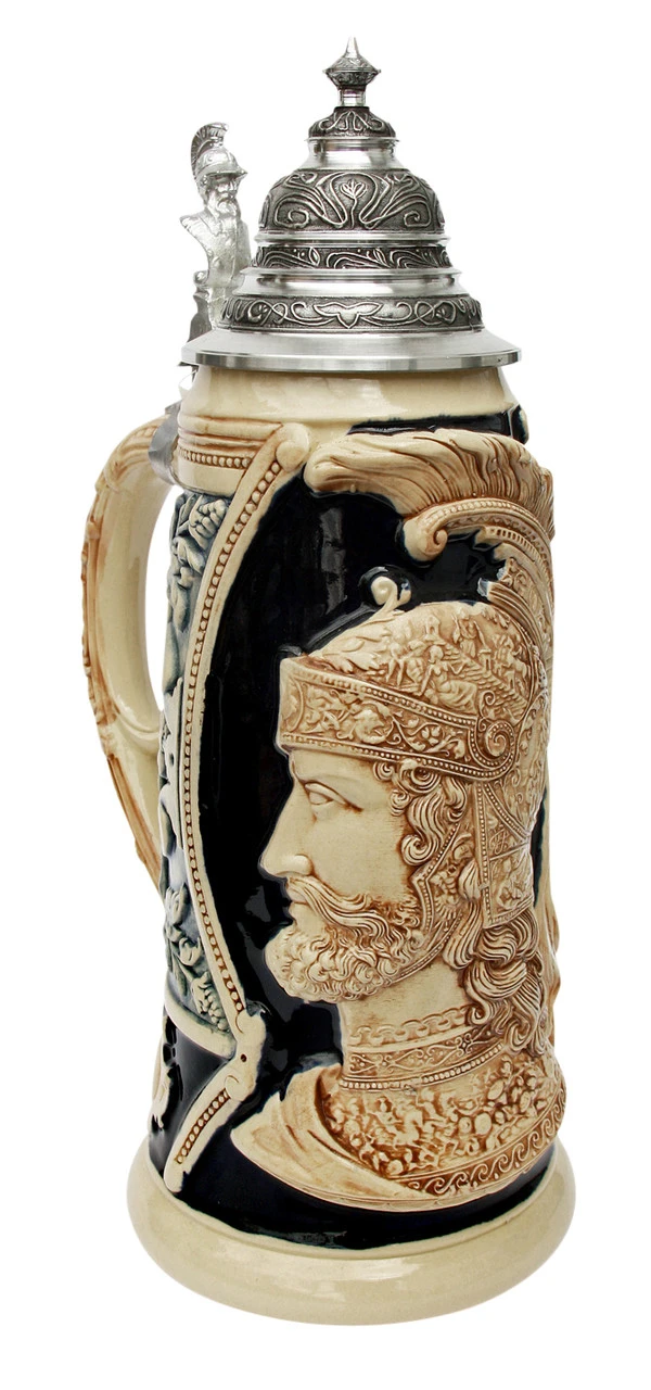 King Limitaet 2003 | Peter Duemler Ares Trojan War Antique Style Beer Stein - Image 2