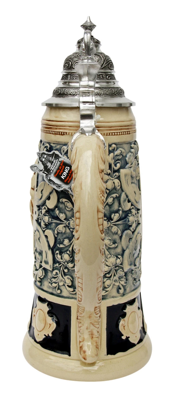 King Limitaet 2003 | Peter Duemler Ares Trojan War Antique Style Beer Stein - Image 4