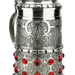 Pewter Rubin Swarovski Beer Stein