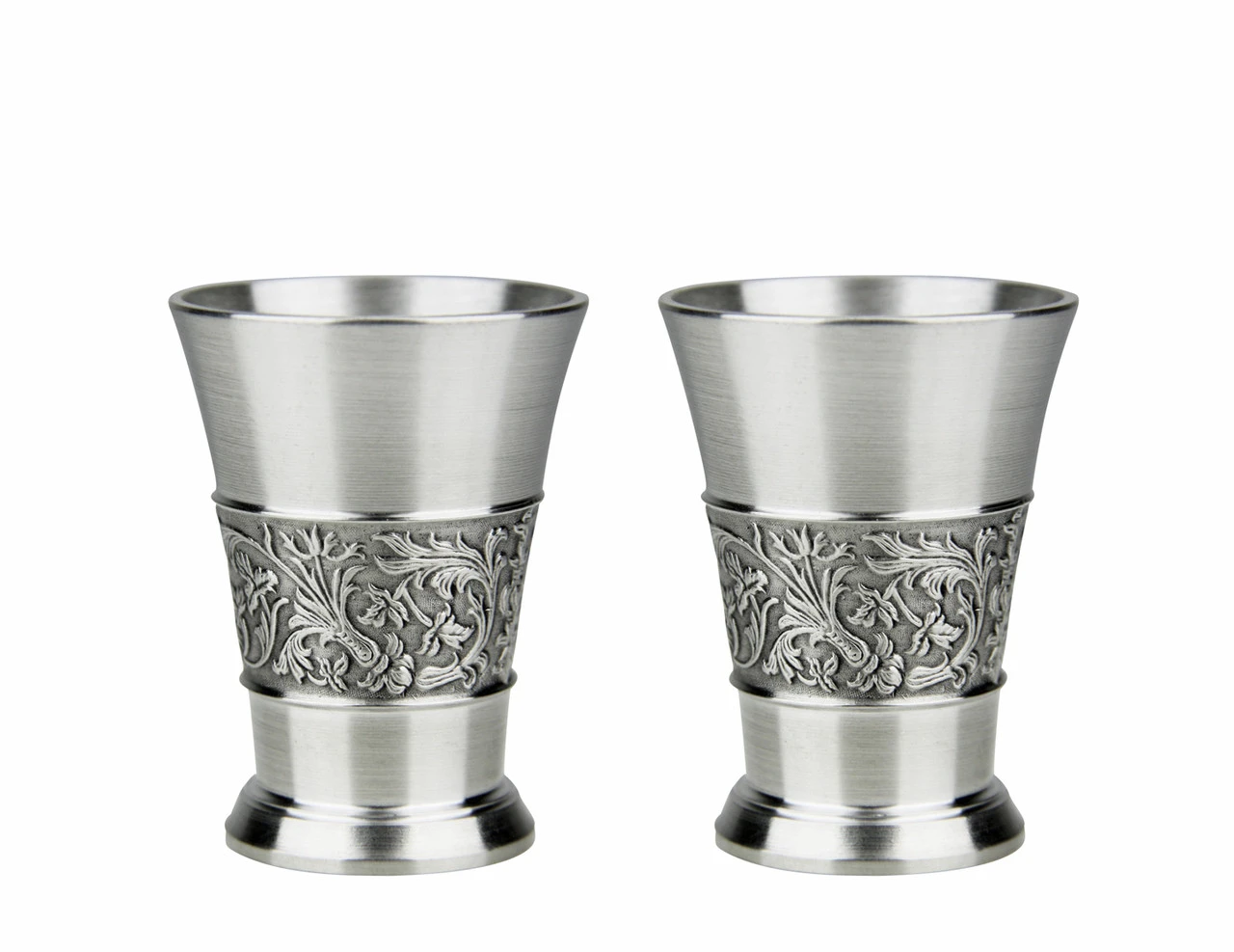 Nuremberg Style Pfeffersacke Pewter Shot Cup 1oz | Set Of 2 3 Nuremberg Style Pfeffersacke Pewter Shot Cup 1oz | Set Of 2