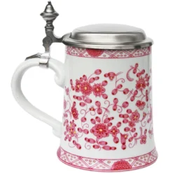 Zimmermann Pink Flowers Porcelain Beer Stein -Deals Steinking Store Pink Flowers Porcelain Beer Stein Z9485P LS SM 40857.1425501648