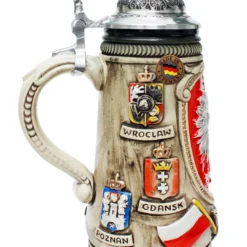 Polska Beer Stein Rustic -Deals Steinking Store Polska Poland Beer Stein K307RUP LS SM 92619.1443205928