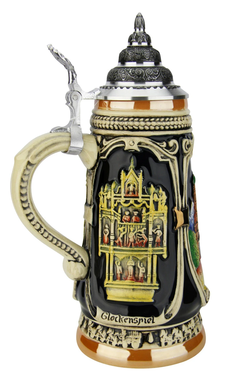 Portraits Of Munich Hand Painted Beer Stein - Image 3