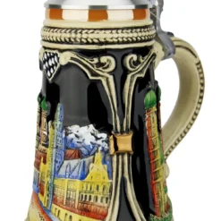 Portraits Of Munich Hand Painted Beer Stein -Deals Steinking Store Portraits of Munich Hand Painted Beer Stein K303MN RA SM 66060.1592241190