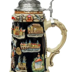 Prague Commemorative Beer Stein -Deals Steinking Store Prague Praha Beer Stein K309P RS SM 63861.1416845053