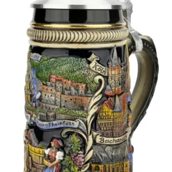 Rhein River German Beer Stein -Deals Steinking Store Rhein River German Beer Stein ZB1757606 RA SM 28476.1618344367