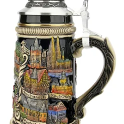 Rhein River German Beer Stein -Deals Steinking Store Rhein River German Beer Stein ZB1757606 RS SM 74511.1618345419