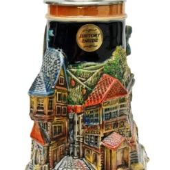 Rhein River Towns Souvenir Beer Stein 9 Rhein River Towns Souvenir Beer Stein -Deals Steinking Store Rhein River Towns Souvenir Beer Stein KT0635BZ FNT SM 11510.1446647843