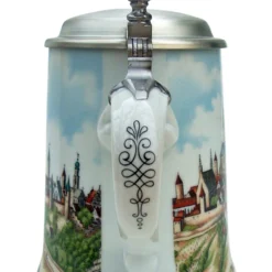 Zimmermann Rothenburg Porcelain Beer Stein -Deals Steinking Store Rothenburg Porcelain Beer Stein Z9400R Back SM 48288.1425242050