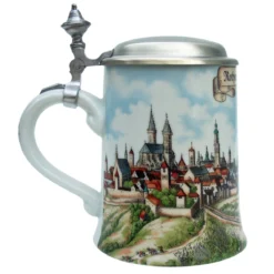 Zimmermann Rothenburg Porcelain Beer Stein