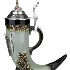 Royal Deutschland Drinking Horn Beer Stein -Deals Steinking Store Royal Deutschland Drinking Horn Beer Stein ZB15466013 18 RS SM 57041.1516739237