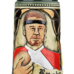 Rugby Beer Stein Rustic