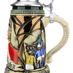 Rugby Beer Stein Rustic -Deals Steinking Store Rugby Beer Stein Rustic K312RU RS SM 09651.1522704362