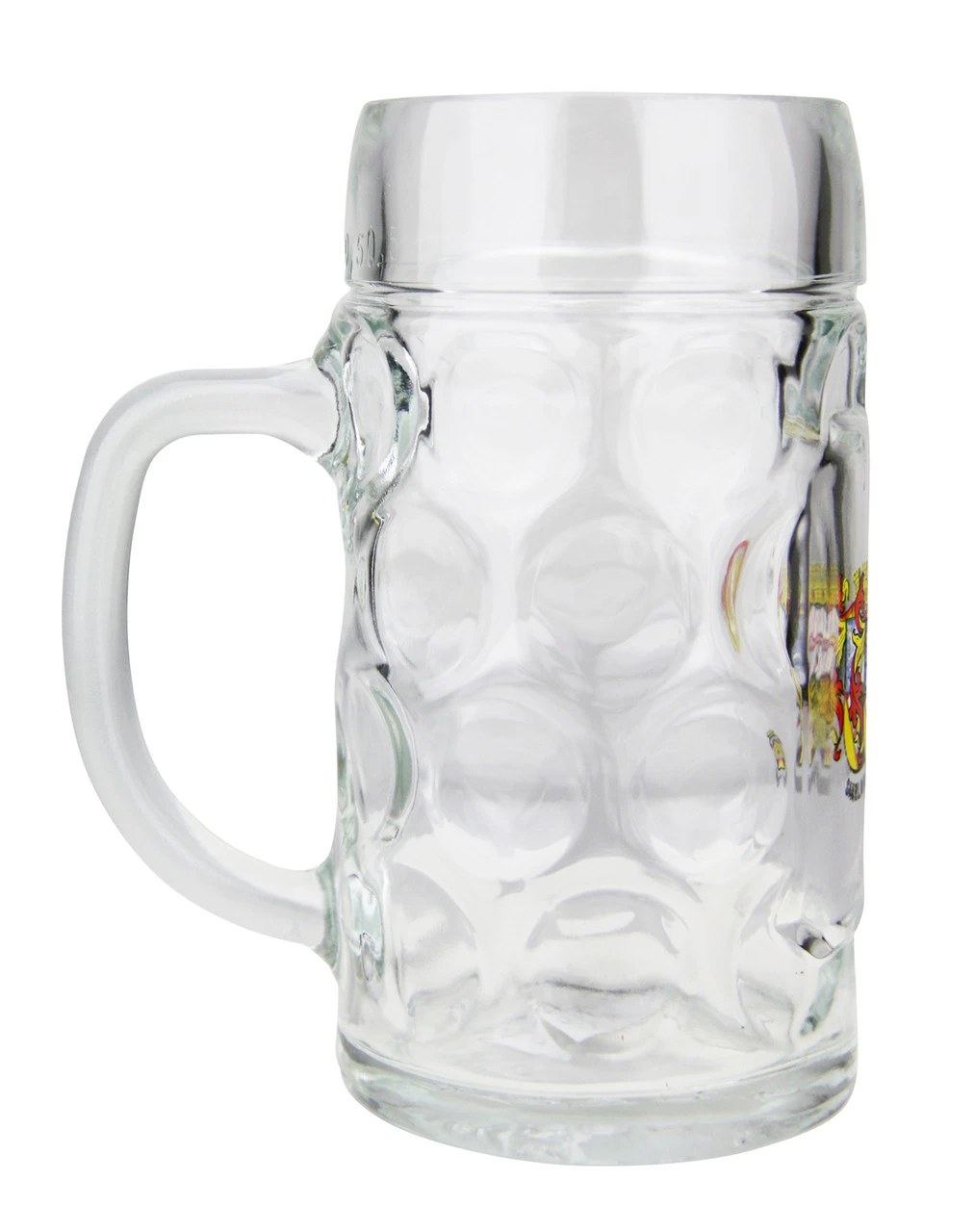 Saarland Dimpled Oktoberfest Glass Beer Mug 0.5 Liter - Image 2