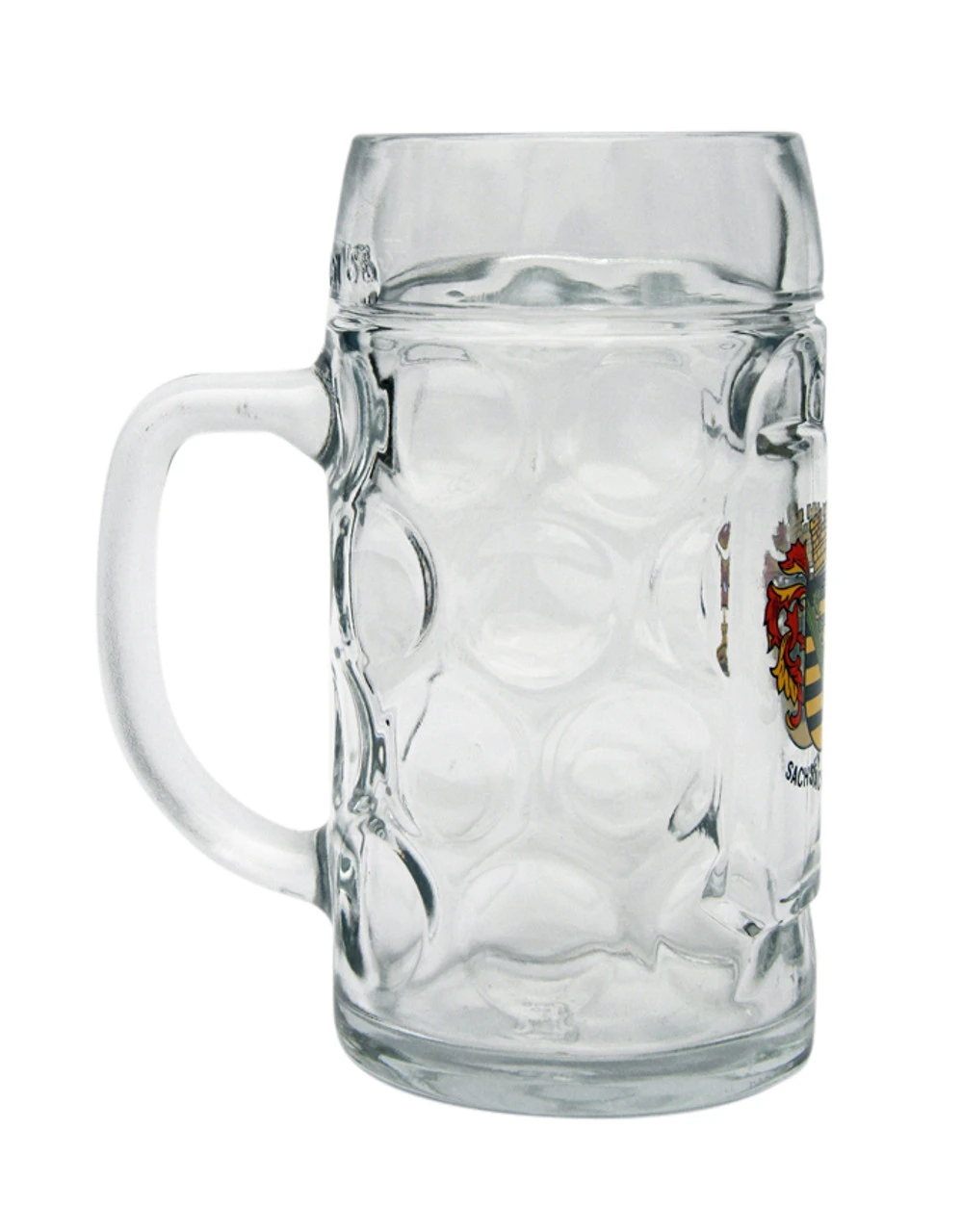 Sachsen Dimpled Oktoberfest Glass Beer Mug 0.5 Liter - Image 4