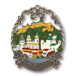 Salzburg Austria German Pewter Christmas Tree Ornament