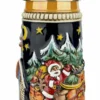 Santas Alpine Sleigh Ride Christmas German Beer Stein