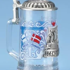 Scandinavia Glass Beer Stein