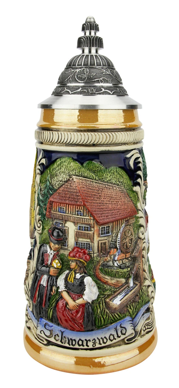 Schwarzwald Black Forest German Beer Stein 4 Schwarzwald Black Forest German Beer Stein - Image 2