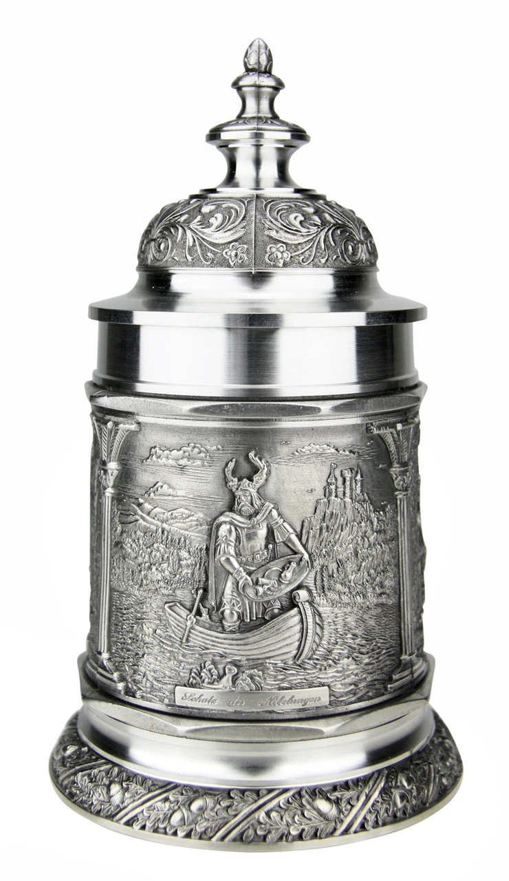Siegfried Treasure Of The Nibelungen Pewter Beer Stein