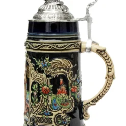 Siegfried The Dragon Slayer Farewell Beer Stein With Dragon Lid -Deals Steinking Store Siegfried the Dragon Slayer Beer Stein with Dragon Lid KT1400BL RS SM 16115.1446324036