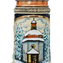 Silent Night Chapel Christmas Beer Stein