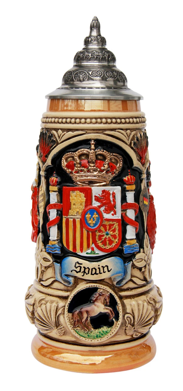 Spain Beer Stein 3 Spain Beer Stein