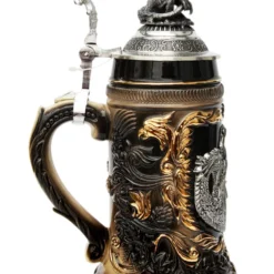 St. George Dragon Slayer Beer Stein With Dragon Lid -Deals Steinking Store St. George Dragon Slayer Beer Stein with Dragon Lid ZB14239003 LS SM 31322.1447777317